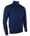 GM81 Zip Neck Cotton Sweater Navy colour image